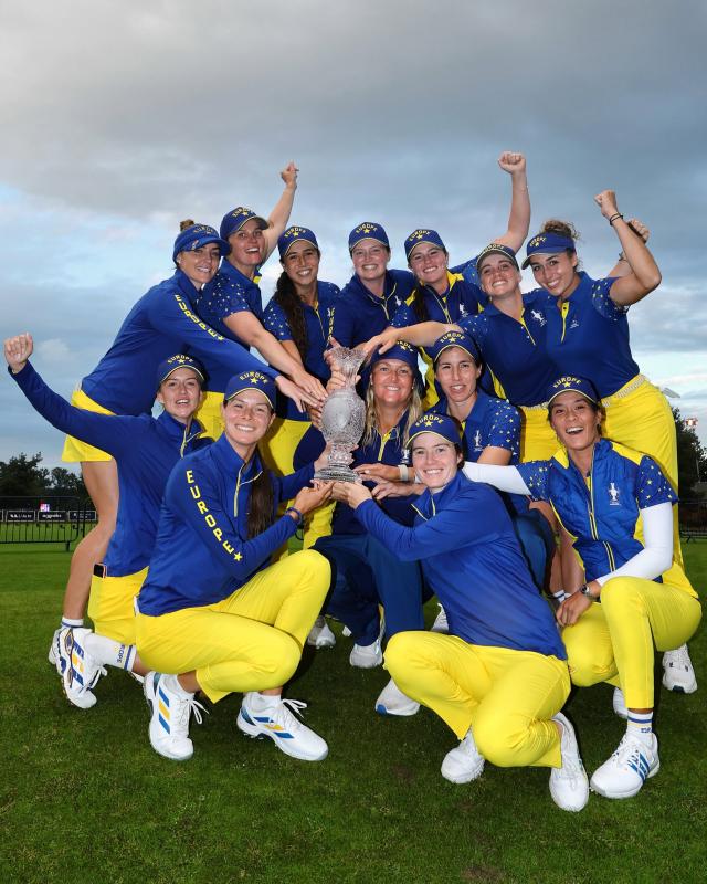 Team Europe winning Solheim Cup 2026 