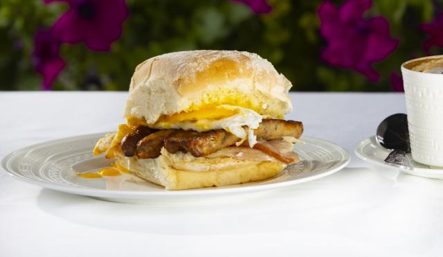 Waterford Café's breakfast blaa